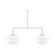 Linear/Island 2 Light Bar by Montclair Light Works ( 518 | MSD021-44-T36 Schoolhouse ) 