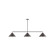 Linear/Island 3 Light Bar by Montclair Light Works ( 518 | MSN422-51 Axis ) 