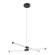 Large Chandeliers Glass Shade by Kuzco Lighting ( 347 | CH18537-BK Akari ) 