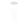 Large Chandeliers Multi-Port/Cascade by Kuzco Lighting ( 347 | MP14924-WH Chute ) 