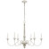 Mid. Chandeliers Candle by Visual Comfort Signature ( 268 | S 5211BW Country Chandelier ) 