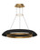 Mid. Chandeliers Ring/Halo by Visual Comfort Modern ( 182 | SLCH55927WBKHAB Noa ) 