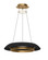 Mid. Chandeliers Ring/Halo by Visual Comfort Modern ( 182 | SLCH56027WBKHAB Noa ) 