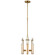 Mini Chandeliers Geometric/Linear by Visual Comfort Signature ( 268 | S 5910HAB-ALB Malik ) 