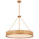 Mid. Chandeliers Metal Shade by Visual Comfort Signature ( 268 | SK 5207GI-FA Leslie ) 