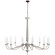 Large Chandeliers Candle by Visual Comfort Signature ( 268 | SK 5350SWH/NR Bordeaux ) 