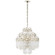 Mid. Chandeliers Glass Up by Visual Comfort Signature ( 268 | SK 5424PN-CA Adele ) 