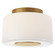 Semi-Flush Mts. Drum Shade by Visual Comfort Signature ( 268 | BBL 4105SB-WG Acme ) 