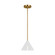 Mini Pendants Rod by Visual Comfort Studio ( 454 | KP1121MWTBBS-L1 Cambre ) 