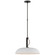 Pendants Metal Shade by Visual Comfort Signature ( 268 | AL 5040BZ/WHT-WG Cyrus ) 