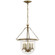 Pendants Bowl Style by Visual Comfort Signature ( 268 | CHC 2117AB Country Bell Jar ) 