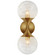 Sconces Double Glass by Visual Comfort Signature ( 268 | ARN 2405HAB-WG Cristol ) 