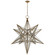 Pendants Starburst by Visual Comfort Signature ( 268 | CHC 5213GI-AM Moravian Star ) 