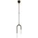 Mini Pendants Rod by Visual Comfort Signature ( 268 | KW 5590BZ-SG Rousseau ) 