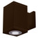 Exterior Sconces by W.A.C. Lighting ( 34 | DC-WS05-F827B-BZ Cube Arch ) 