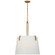 Pendants Fabric Shade by Visual Comfort Signature ( 268 | MF 5351GI-L Clifford ) 