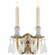 Sconces Double Candle by Visual Comfort Signature ( 268 | TOB 2236GI Elizabeth ) 