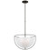 Pendants Bowl Style by Visual Comfort Signature ( 268 | PCD 5050BZ-FG Odeon ) 