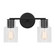 Bathroom Fixtures Two Lights by Visual Comfort Studio ( 454 | DJV1002MBK Sayward ) 