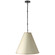 Pendants Fabric Shade by Visual Comfort Signature ( 268 | TOB 5091BZ-AW Goodman ) 