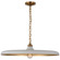 Pendants Metal Shade by Visual Comfort Signature ( 268 | TOB 5116HAB-PW Piatto ) 