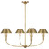 Large Chandeliers Candle by Visual Comfort Signature ( 268 | TOB 5725HAB-HAB Turlington ) 