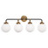 Bathroom Fixtures Four Lights by Visual Comfort Signature ( 268 | S 2025HAB/BLK-WG Bistro ) 