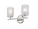 Bathroom Fixtures Two Lights by Z-Lite ( 224 | 1934-2V-PN Dover Street ) 