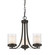 Mini Chandeliers Glass Shade by Z-Lite ( 224 | 426-3C-OB Willow ) 