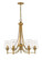 Mid. Chandeliers Glass Up by Z-Lite ( 224 | 473-5OBR Joliet ) 