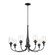Mid. Chandeliers Glass Up by Kichler ( 12 | 52469BK Melis ) 