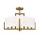 Semi-Flush Mts. Drum Shade by Kichler ( 12 | 52592CPZ Malen ) 