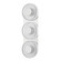 Sconces Triple Glass by Corbett Lighting ( 68 | 351-03-PN Pearl ) 