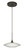 Mini Pendants Cable by Besa ( 74 | 1XT-629406-LED-BR Spazio ) 