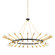 Large Chandeliers Glass Shade by Corbett Lighting ( 68 | 401-48-VPB/BBR Aries ) 