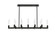 Linear/Island 4 Light + by Elegant Lighting ( 173 | 1030G54BK Noemi ) 