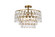 Semi-Flush Mts. Drum Shade by Elegant Lighting ( 173 | 1103F18BR Mila ) 