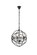 Pendants Sphere by Elegant Lighting ( 173 | 1130D17DB/RC Geneva ) 