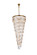 Large Chandeliers Glass Shade by Elegant Lighting ( 173 | 1201SR30SG/RC Sydney ) 
