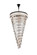 Large Chandeliers Glass Shade by Elegant Lighting ( 173 | 1201SR48MB/RC Sydney ) 