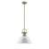 Pendants Metal Shade by Golden ( 62 | 3604-L AB-WH Duncan ) 