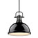 Pendants Metal Shade by Golden ( 62 | 3604-L BLK-BK Duncan ) 