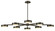 Semi-Flush Mts. Geometric/Linear by Fredrick Ramond ( 138 | FR31014BX Cava ) 