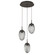 Mini Pendants 3 Light Cluster by Hammerton Studio ( 404 | CHB0067-03-FB-FS-C01-L3 Meteo ) 
