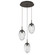 Mini Pendants 3 Light Cluster by Hammerton Studio ( 404 | CHB0067-03-FB-ZC-C01-L3 Meteo ) 