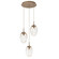 Mini Pendants 3 Light Cluster by Hammerton Studio ( 404 | CHB0067-03-NB-ZA-C01-L1 Meteo ) 