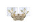 Bathroom Fixtures Two Lights by Golden ( 62 | 3160-BA2 WG-HWG Calla ) 