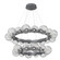 Large Chandeliers Ring/Halo by Hammerton Studio ( 404 | CHB0092-2T-GM-C-CA1-L3 Gaia ) 