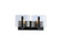 Bathroom Fixtures Two Lights by Golden ( 62 | 3164-BA2 BLK-HWG Aenon ) 