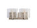 Bathroom Fixtures Two Lights by Golden ( 62 | 3164-BA2 PW-HWG Aenon ) 